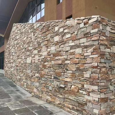 背景墻虎皮黃文化石效果圖 黃木紋水泥文化石廠家